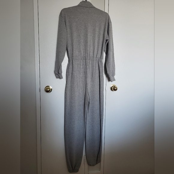 FASHIONNOVA, JUMPSUIT CHICAGO HEATHER GREY - Picture 5 of 6